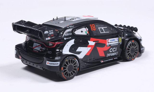 ���� JPSP26001A ������ 1/43 �ȥ西 TOYOTA GR Yaris Rally 1 #18 Rally Japan 2025 ���ĵ��� - A. Johnston 