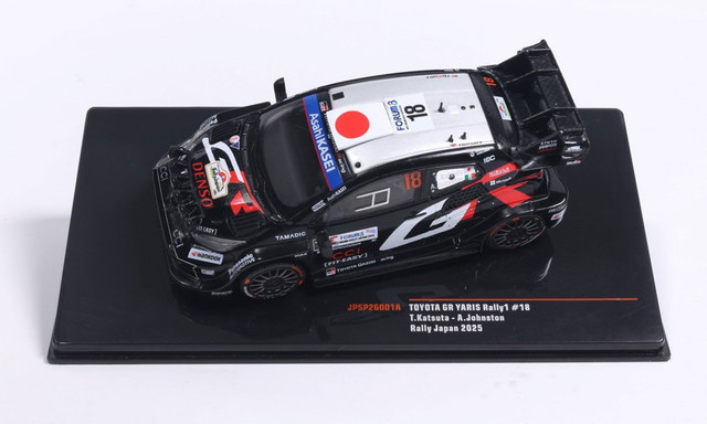 新品 JPSP26001A イクソ 1/43 トヨタ TOYOTA GR Yaris Rally 1 #18