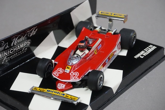 2台セット　MINICHAMPS 1/43 フェラーリ　312T4 1979 フェラーリ312T4 1979年Wタイトルを獲得したフェラーリ史に残る名