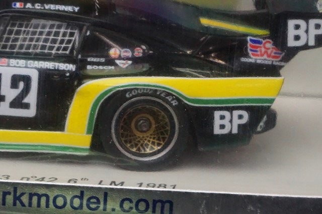 1/43 スパーク S2058 ポルシェ 935 K3 6th LM 1981#42, Boost Gear