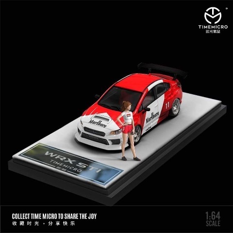 新品 TM645416-1 Time Micro TM 1/64 スバル WRX Sti Marlboro