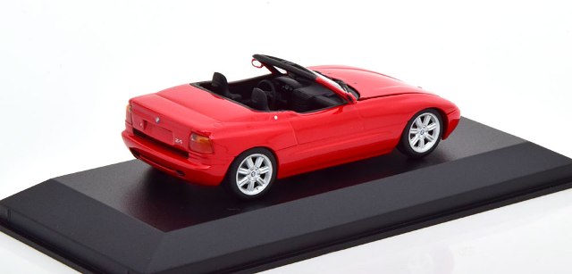 新品 943 020103 ミニチャンプス 1/43 BMW Z1 E34 Roadster 1991 red