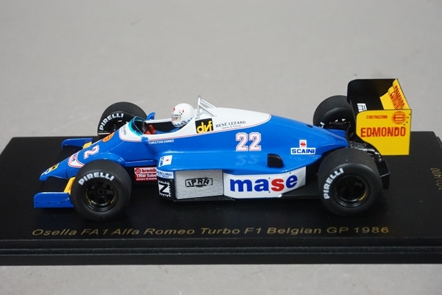 1/43 ѡ RS1728 졼 å FA1 եᥪ  F1 ٥륮GP 1986 #22