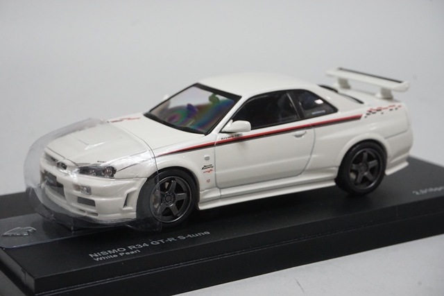 1/43 ���� 03383W ���� �˥��� R34 GT-R S���塼�� �ۥ磻�ȥѡ���