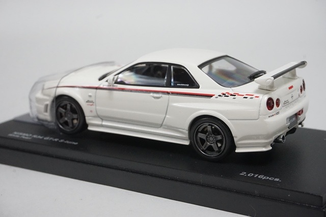 1/43 ���� 03383W ���� �˥��� R34 GT-R S���塼�� �ۥ磻�ȥѡ���