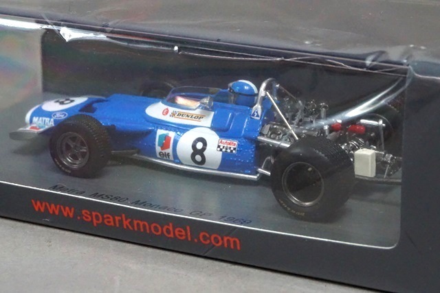 1/43 スパーク S7188 マトラ MS80 モナコGP 1969 #8 Jean-Pierre