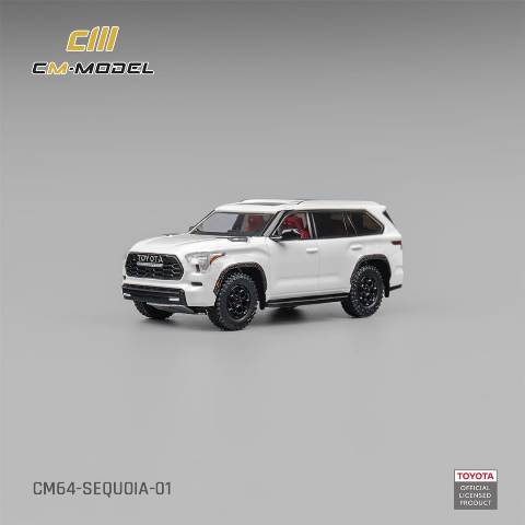 ���� CM64-Sequoia-01 CM-Model 1/64 �ȥ西 �������� Toyota sequoia pearl white