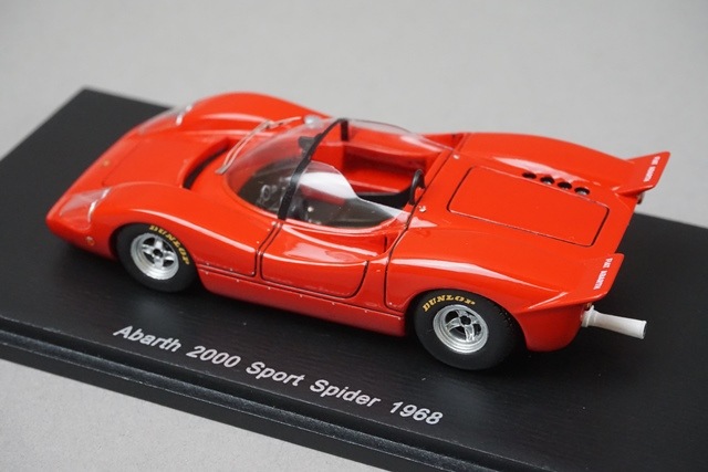 1/43 スパーク S1329 アバルト 2000 スポーツ スパイダー 1968, Boost