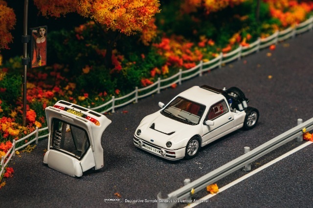 新品 T64P-001-WH Tarmac Works 1/64 フォード Ford RS200 White
