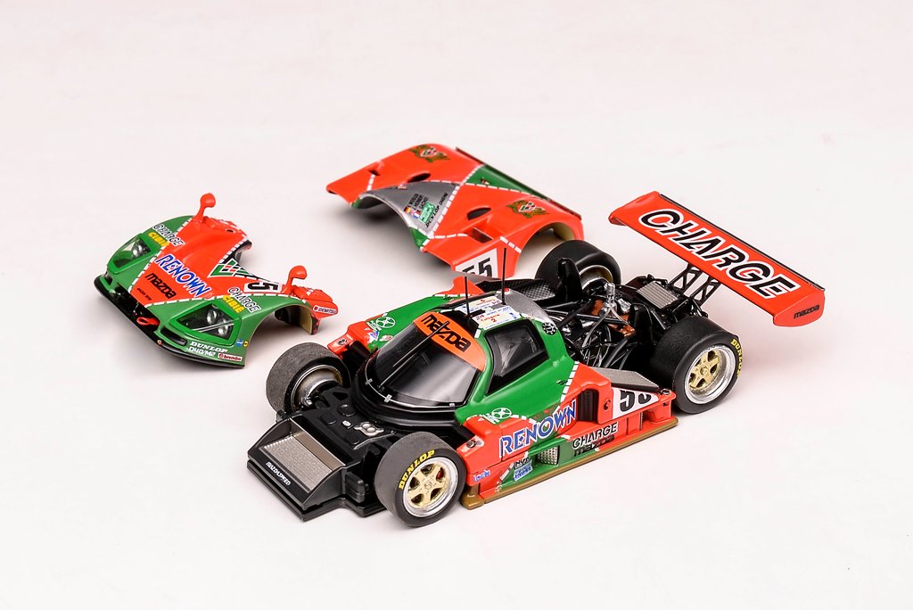 新品 M60101 モーターヘリックス 1/64 マツダ レナウン Mazda 787B