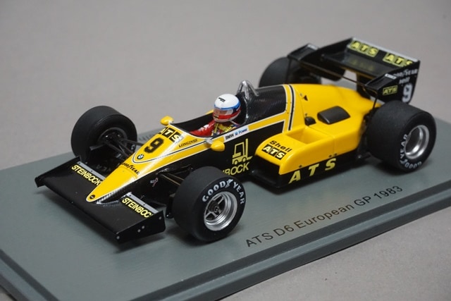 1/43 スパーク S3922 BMW ATS D6 ヨーロッパGP 1983 #9, Boost Gear
