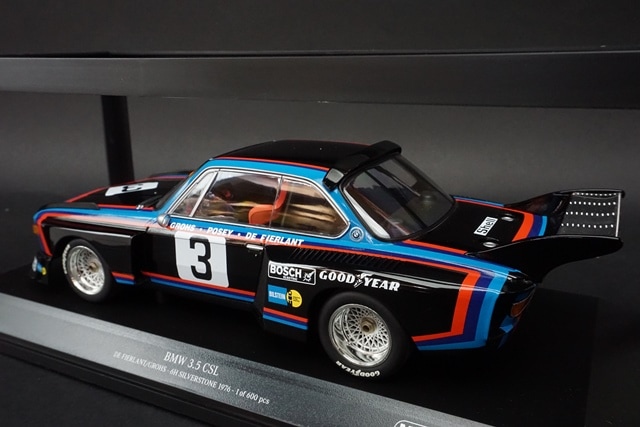1/18 ミニチャンプス 155762603 BMW 3.5 CSL #3 DE FIERLANT