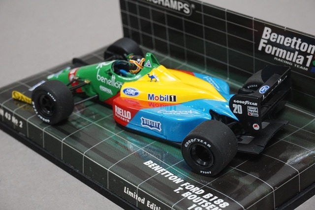 1/43 ミニチャンプス 400880020 ベネトン フォード B188 T.ブーツェン