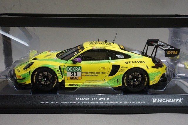 1/18 ミニチャンプス MG-M-911-DTM-#91-23-1801 ポルシェ 911 GT3R