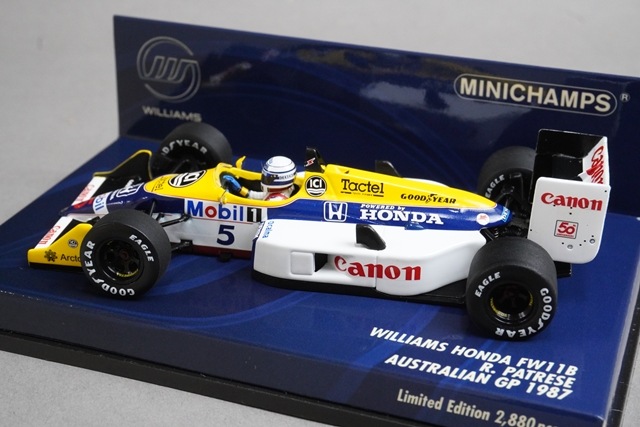 1/43 ߥ˥ץ 400870095 ꥢॺ ۥ FW11B ȥꥢGP 1987 #5 R.ѥȥ졼