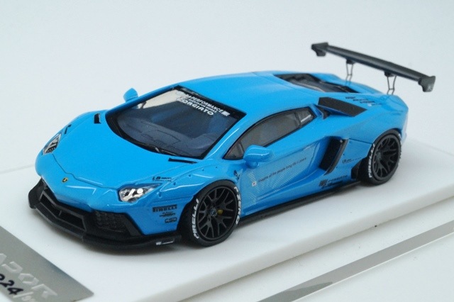 ���� LB700-003 LB��PERFORMANCE 1/64 LIBERTY WALK LB Works Aventador Baby Blue