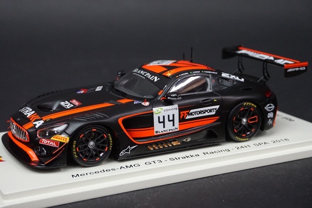 1/43 スパーク SB223 メルセデス AMG GT3 #44 Strakka Racing 24H SPA