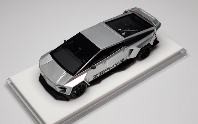 新品 ZEPHYR 1/64 サイバートラック 改造 Cybertruck Creative