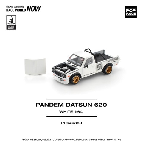 ポップレース1/64 パンデム ダットサン 620 タイTDE2025限定 Poprace 1/64 Tokyo Auto Salon 2025 Pandem Datsun 620