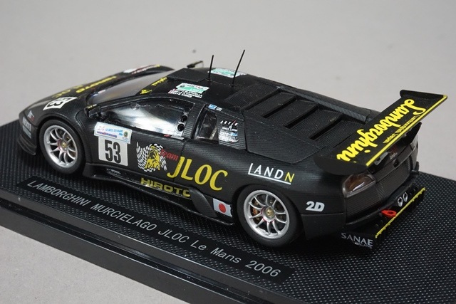 ランボルギーニ ムルシエラゴ ミニカー 1/18 1/43 エブロ 43784 ランボルギーニ ムルシエラゴ JLOC LM 2006