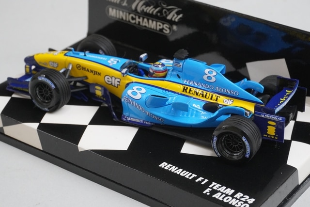 1/43 ミニチャンプス 400040008 ルノー F1チーム R24 #8 F