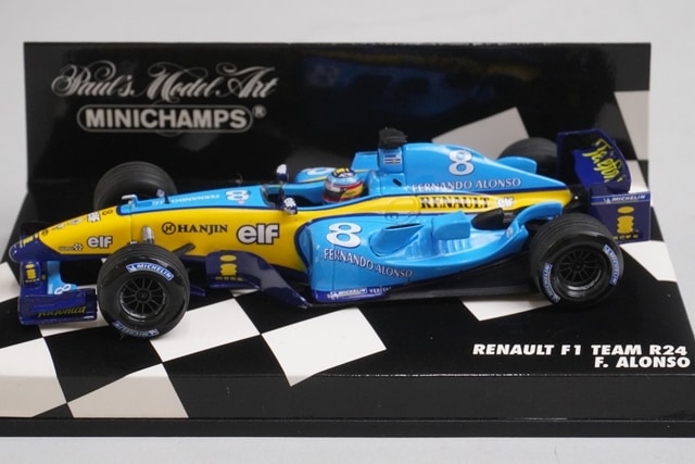 1/43 ミニチャンプス 400040008 ルノー F1チーム R24 #8 F