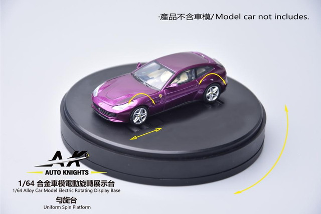 新品 AUTO KNIGHTS・AK 1/64 電動回転ディスプレイ シャーシダイナモ