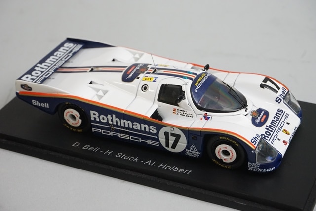 1/43 スパーク S0942 ポルシェ 962C ルマン 優勝 1987 #17 ロスマンズ