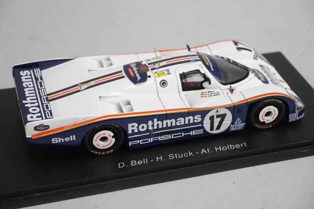 1/43 スパーク S0942 ポルシェ 962C ルマン 優勝 1987 #17 ロスマンズ