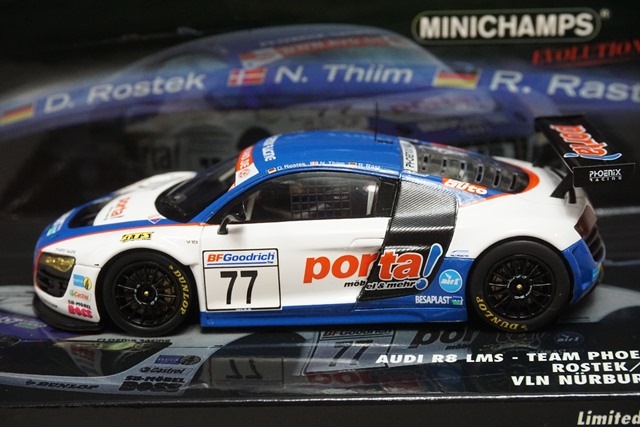 1/43 ミニチャンプス 437091977 アウディ R8 LMS VLN ニュルブルク