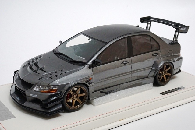  20C03-18 onemodel 1/18 ɩ EVO IX Voltex Iron Gray Web ̥ѥå