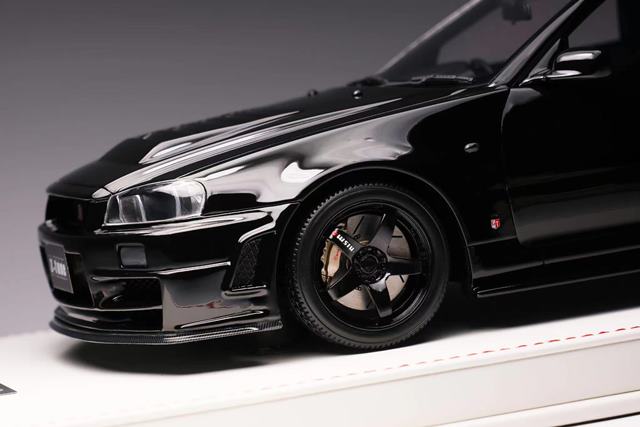 ���� 22A01-12 onemodel 1/18 Nismo R34 GT-R Z-tune Black WEB����