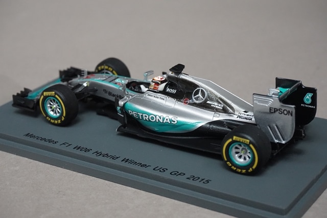 1/43 スパーク S4622 メルセデス F1 W06 ハイブリッド アメリカGP 優勝