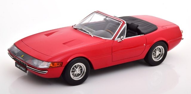 フェラーリ365GTSデイトナ1/18 1969 Ferrari 365 GTS Daytona Cabriolet - Black 1:18 Scale