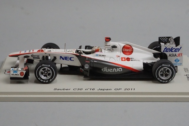 1/43 スパーク SJ006 ザウバー C30 日本GP 2011 #16 小林可夢偉, Boost 