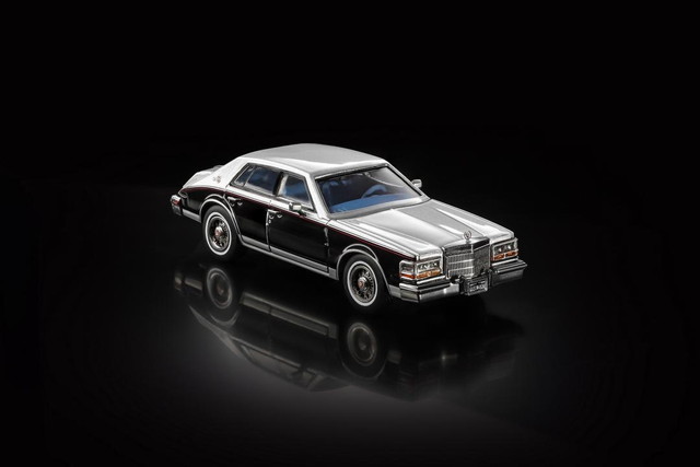 1/64キャデラックデビル＆ギャングフィギュア 予約 Turning Crush 1/64 キャデラック セビル 1985 Cadillac Seville