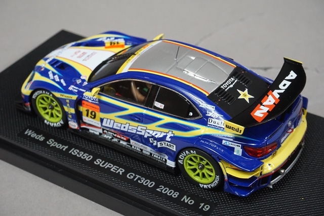 自動車 EBBRO SUPER GT 2008 Weds Sport IS350 #19 Lexus Weds Sport IS350 2008 [Gran Turismo 5] With