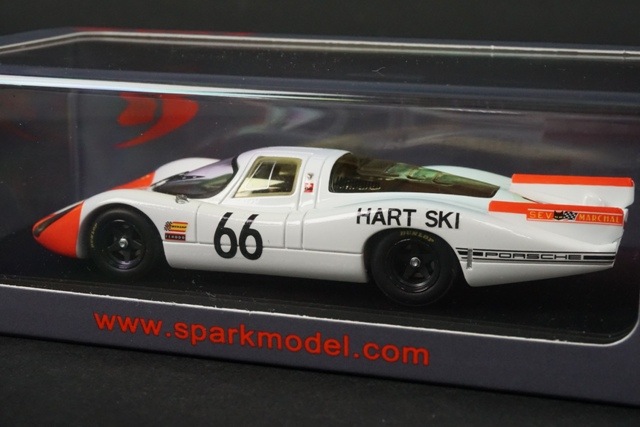 1/43 スパーク S3480 ポルシェ 907 #66 2nd LM 1968 D.Spoerry - R