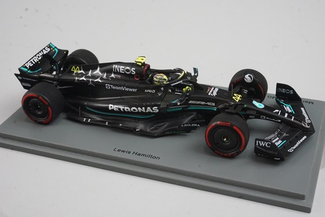 1/43 ���ѡ��� S8590 ��륻�ǥ�AMG �ڥȥ��ʥ� F1������ W14 E�ѥե����ޥ� �����ꥹGP 3rd 2023 #44 L.�ϥߥ�ȥ�