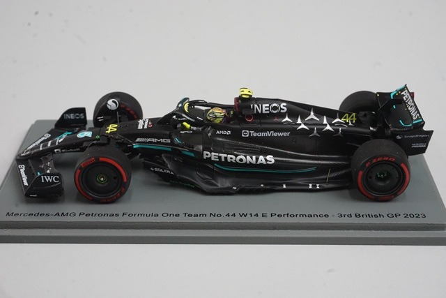 1/43 ���ѡ��� S8590 ��륻�ǥ�AMG �ڥȥ��ʥ� F1������ W14 E�ѥե����ޥ� �����ꥹGP 3rd 2023 #44 L.�ϥߥ�ȥ�