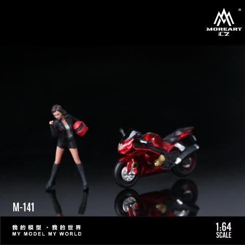 新品 MO222141 MoreArt 1/64 スズキ SUZUKI TRANSPARENT レッド