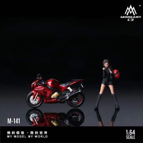 新品 MO222141 MoreArt 1/64 スズキ SUZUKI TRANSPARENT レッド