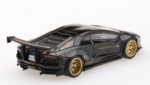 MiNiGT 58 ランボルギーニアヴェンタドール　ブラック 予約MGT00058-L MINI-GT 1/64 ランボルギーニ LB☆WORKS