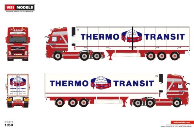 予約 01-4756 WSI 1/50 ボルボ Johs Hansen VOLVO FH3