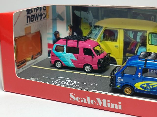 新品 SMS640001A ScaleMini 1/64 スバル サンバー バン Subaru