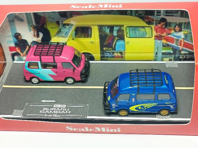 新品 SMS640001A ScaleMini 1/64 スバル サンバー バン Subaru