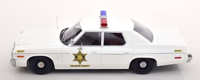 ͽ KKDC181152 KK scale 1/18 å Dodge Monaco 1974 Hazzard County Police