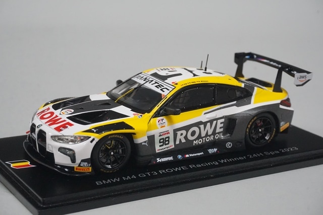 1/43 スパーク 43SPA2023 BMW M4 GT3 ROWE レーシング SPA 24H 優勝