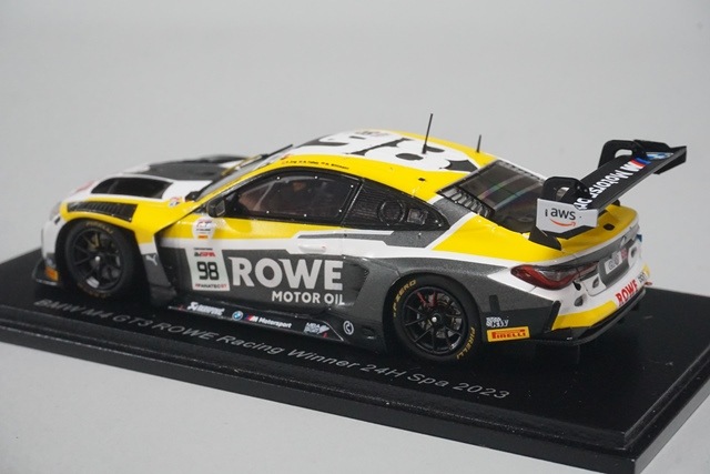 1/43 スパーク 43SPA2023 BMW M4 GT3 ROWE レーシング SPA 24H 優勝