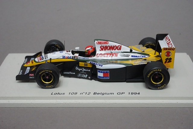 1/43 スパーク S1670 ロータス 109 ベルギーGP 1994 #12 J.ハーバート